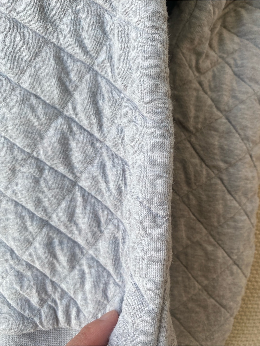 Patagonia Quilted Crewneck Sweatshirt - Light Heather Gray - Picture 7 of 10